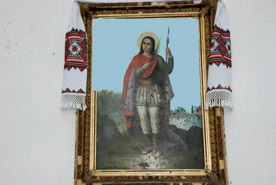 Ikona św. Dymitra z cerkwi w Sokolikach
