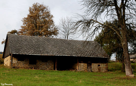 Terka, stodoła z kamienia