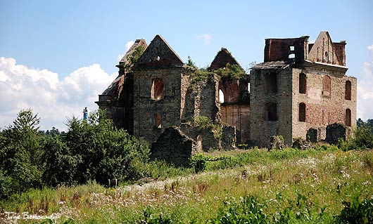 Zagórz - ruiny klasztoru