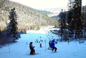 Wyciąg narciarski w Bystrem